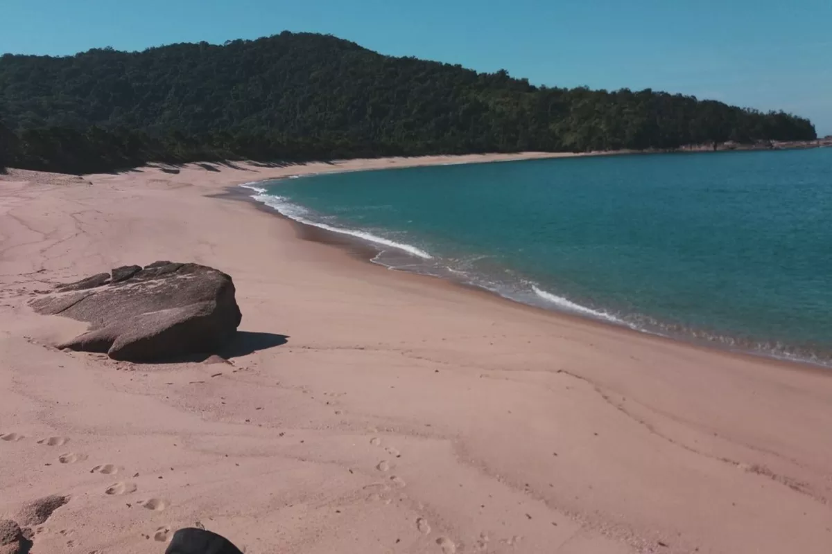 Praia da Lagoa em Ubatuba - SP